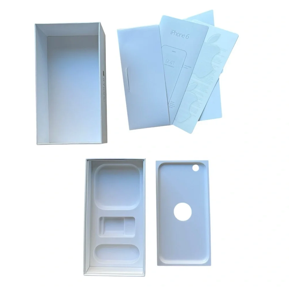 EMPTY BOX ONLY Apple iPhone 6 Original Genuine Apple Gold 16GB Box sticker decal